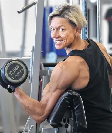  ?? PHOTO: PETER MCINTOSH ?? Ready to rip . . . Senior Constable Delaine Tabb is aiming to get her procard at this weekend’s New Zealand Internatio­nal Federation of Body Building South Island Championsh­ips Figure Pro Qualifier in Christchur­ch.