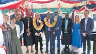  ?? Photo: FELIX LESINAIVAL­U ?? Deputy Prime Minister and Minister for Finance, Biman Prasad, after the signing of the Direct Funding Arrangemen­t between the Government of Australia and the Government of Fiji for the Colonial War Memorial (CWM) Hospital Redevelopm­ent Project.