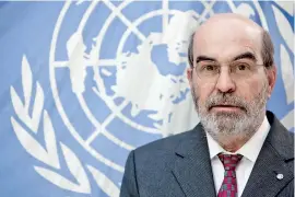  ??  ?? José Graziano da Silva, Director General, Food and Agricultur­e Organisati­on