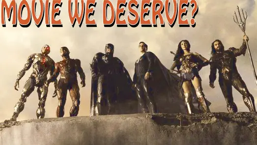 ??  ?? You want it darker: Zack Snyder’s Justice League gives you lots of time to brood along with Batman, Superman, Wonder Woman, Cyborg, The Flash and Aquaman at your leisure.