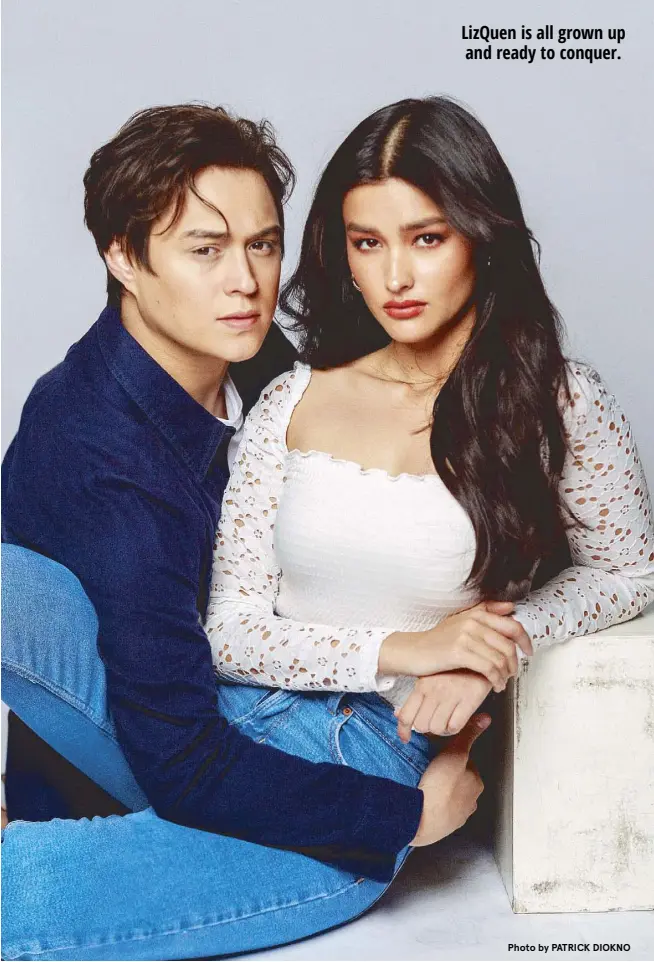  ?? Photo by PATrIck DIokno ?? In Alone/Together, Liza Soberano and Enrique Gil play a young couple who see ups and downs through their college days and their lives as working profession­als.