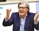  ??  ?? ARTE E RISPETTO Dall’alto: i rifiuti nella «Barcaccia» di Roma, pranzo a Pompei e Vittorio Sgarbi (64) .