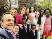  ?? KENTUCKY GOV. MATT BEVIN VIA THE ASSOCIATED PRESS ?? Kentucky Gov. Matt Bevin, shown with his family, wants to overhaul the state’s troubled child-welfare system. He was inspired by his own family’s failed attempt to adopt a young girl.