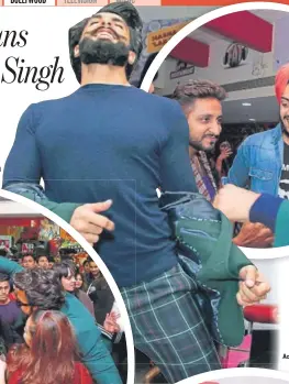 ??  ?? Actor Ranveer Singh tries to strike a sultry pose while dancing