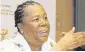  ??  ?? Naledi Pandor