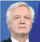  ??  ?? ■ David Davis: “important next step.”