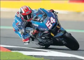  ?? FOTO: EFE ?? Tercera pole de Mattia Pasini Tras una pausa de diez años ahora lleva tres seguidas