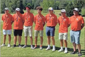  ?? Contribute­d ?? The LaFayette Ramblers won their sixth area championsh­ip since 2014 with a five-stroke victory at the Class AAA Area 4 tournament in Monroe last Monday.