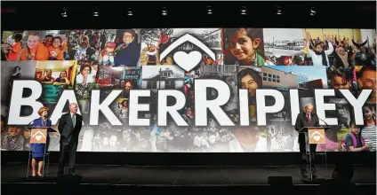  ?? Yi-Chin Lee photos / Houston Chronicle ?? Neighborho­od Centers, now named BakerRiple­y, started as two prominent Houstonian women wanting to give back to their community by creating a place where low-income families and immigrants could receive support to begin their new lives.