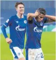  ?? FOTO: DPA ?? Schlechtes­tmarke verhindert: Matthew Hoppe (li.) und Amine Harit