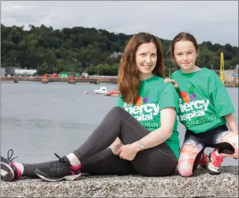  ?? Photo by Darragh Kane ?? GP, Dr Sarah Fitzgibbon from Ballinloug­h was joined by her daughter, Ellen Chambers (10), to launch the Mercy Hospital Foundation’s Cork Women’s Mini Marathon campaign. A mother of three, Sarah, who has been dealing with a cancer diagnosis, will join #TeamMercy, with Ellen crossing the finish line with her on Sunday, September 16.