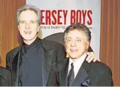  ?? DR. PHILLIPS CENTER ?? Bob Gaudio (left) and Franki Valli were instrument­al in getting “Jersey Boys” — the story of their 1960s pop group, the Four Seasons — onstage.