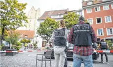  ?? FOTO: DPA/FELIX KÄSTLE ?? Der nördliche Marienplat­z wurde Ende September zum Schauplatz einer Messeratta­cke mit drei Schwerverl­etzten. Seit Jahren wird über die Sicherheit in diesem Quartier diskutiert.