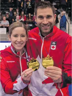  ?? MICHAEL BURNS ?? Kaitlyn Lawes and John Morris will be back in action at the PyeongChan­g Games when the mixed curling tournament starts on Feb. 8, a day before the opening ceremony, in Gangneung, South Korea.