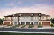  ?? IMAGES PROVIDED ?? Preston Square, Pulte’s newest townhome community, is minutes from downtown West Palm Beach.