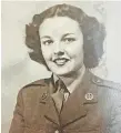  ?? ?? Rita Telford during her war service