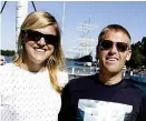  ?? FOTO: JOHAN ORRE ?? VANA SEGLARE. Mia Karlsson och Andy Schell har seglat de senaste tio åren. De senaste två och ett halvt har de försörjt sig med hjälp av sin segelbåt.