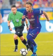  ?? ReUters ?? Barcelona's Neymar during the friendly againt Juventus.