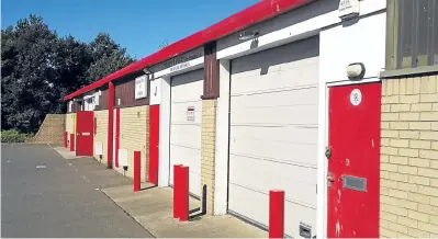  ??  ?? Sought after: small industrial units like these at West Pitkerro Industrial Estate in Dundee can be difficult to come by, according to Ryden.