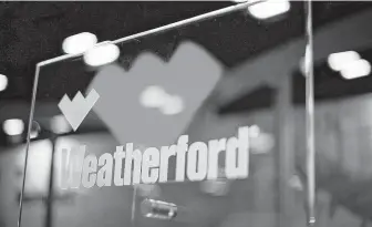  ?? Eddie Seal / Bloomberg ?? Houston-based Weatherfor­d Internatio­nal is selling its Middle East onshore drilling rig business to ADES Internatio­nal Holding, a company in the United Arab Emirates, for $287.5 million.