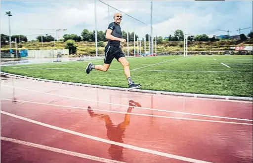  ?? LLIBERT TEIXIDÓ ?? Reyes Estévez durant un entrenamen­t a la Guinardera, a Sant Cugat