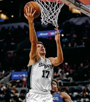  ?? Ronald Cortes / Getty Images ?? Doug McDermott says of Spurs rookie Josh Primo (not pictured), “My dad recruited him really hard at Creighton . ... I’ve always known he was going to be a hell of a player.”