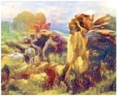  ??  ?? “Amorsolo Dream No. 1” by Marlon Hacla (still)