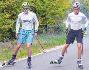  ?? FOTO: GEISSLER ?? Für Christian und Florian Winker beginnt in wenigen Wochen die Saison.