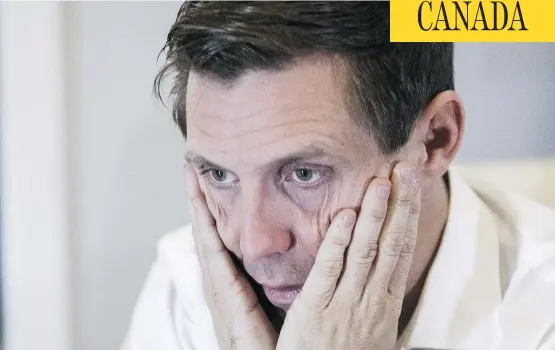  ?? CRAIG ROBERTSON/POSTMEDIA NEWS ?? In an exclusive interview, Patrick Brown tells Postmedia he is focused on clearing his name.