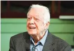  ?? Associated Press ?? ■ Former President Jimmy Carter teaches Sunday school Nov. 3 at Maranatha Baptist Church in Plains, Ga. Carter has undergone a procedure to relieve pressure on his brain, caused by bleeding due to his recent falls.