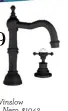  ?? ?? 9
Brodware Winslow basin set in Nero, $1042, Just Bathroomwa­re.