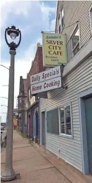  ?? TOM DAYKIN / MILWAUKEE JOURNAL SENTINEL ?? The former home of Sammy's Silver City Cafe, 3514 W. National Ave., will be renovated into the new Orenda restaurant. The project includes renovating the building's upstairs apartment.