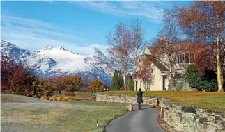  ?? CHRISTEL YARDLEY/STUFF ?? Queenstown’s Millbrook resort with its Remarkable­s backdrop.