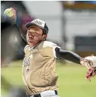  ??  ?? Japan pitcher Rio Koyama was the star of the final with an impressive display on the mound.