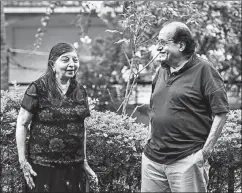  ??  ?? Goolrookh, a Parsi, weds Mahipal Gupta, a ▪
Marwari businessma­n of Mumbai, under the Special Marriage Act, 1954. ▪ Adi and Dinaz Contractor, Goolrookh's parents at their residence in Valsad, Gujarat. Both are in their eighties.