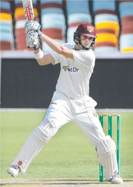  ?? Picture: ADAM SMITH ?? Sheffield Shield sensation Matt Renshaw is on the verge of playing his first Matador Cup game for the Bulls.