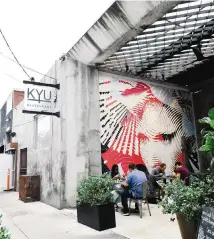  ?? WYNWOOD BID ?? The popular restaurant Kyu has been bought by a U.K. family that intends to take the brand global, starting in New York City.