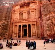  ??  ?? The Treasury of Petra