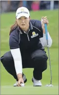  ?? AP PHOTO ?? South Korea’s Mirim Lee during the second round of the Women’s British Open at Woburn Golf Club, in Woburn, England, Friday.