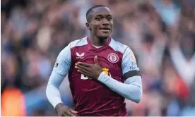  ?? ?? Moussa Diaby believes Aston Villa can fight for a place in the top four in the Premier League this season. Photograph: Visionhaus/Getty Images