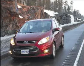  ?? JUSTIN PRITCHARD ?? The Ford C-max plug-in hybrid.