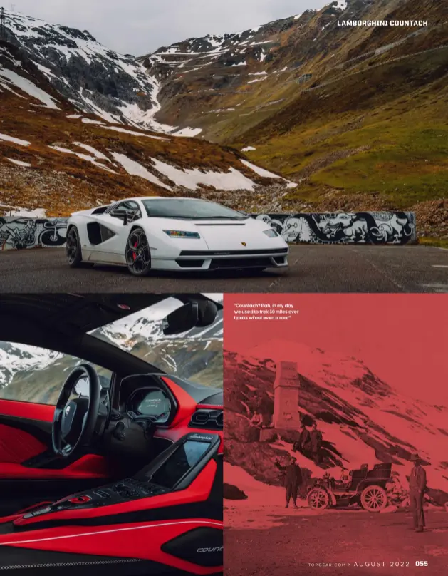 ?? ?? “Countach? Pah, in my day we used to trek 30 miles over t’pass wi’out even a roof”