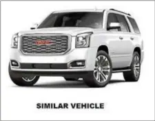  ?? SUBMITTED PHOTO ?? This Yukon with Denali package is similar to the hit-andrun vehicle.