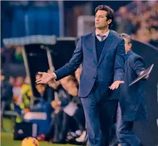  ??  ?? Santiago Solari, 42 anni, allenatore del Real Madrid AP