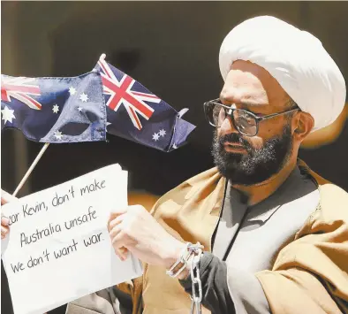  ??  ?? A 2009 file image of Lindt cafe siege gunman Man Haron Monis.