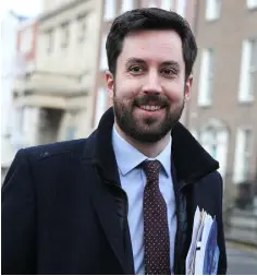  ??  ?? INFLATION: Eoghan Murphy, the newly appointed Minister for Housing, Planning and Local Government