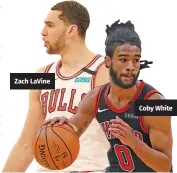  ??  ?? Zach LaVine
Coby White