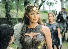  ?? WARNER BROS. ?? Connie Nielsen stars as Wonder Woman’s mother, Queen Hippolyta. ‘The costumes basically made it, of course, super hard to move. But they did make you feel badass,’ she says.