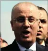  ??  ?? PRIME MINISTER RAMI HAMDALLAH