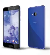  ??  ?? The HTC U Play is available across all major retail outlets in three colors: Brilliant Black, Ice White, and Sapphire Blue.